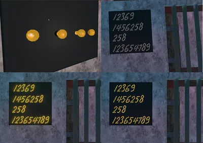 Figure 71. Degree of Bulb in Game Resembls Reality. Figure 72. Add Flickering Sound. Figure 73. With Diffuse Light. Figure 74. Without Diffuse Light.