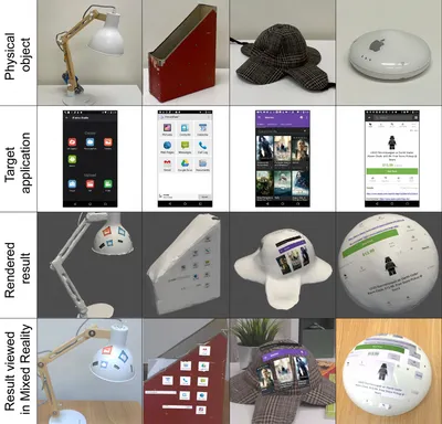 Figure 3-10: Additional results with physical objects and applications. The last row is the live view from a MR
headset (Varjo XR-3).