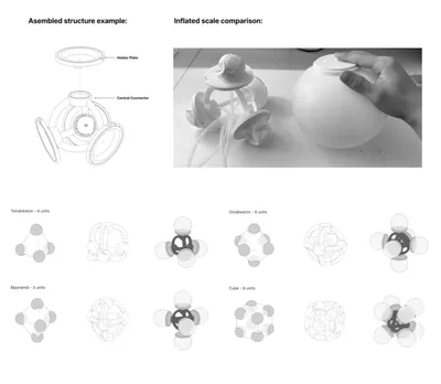 Breathing Intelligence: Morphological Computation in Inflatable Swarm Systems