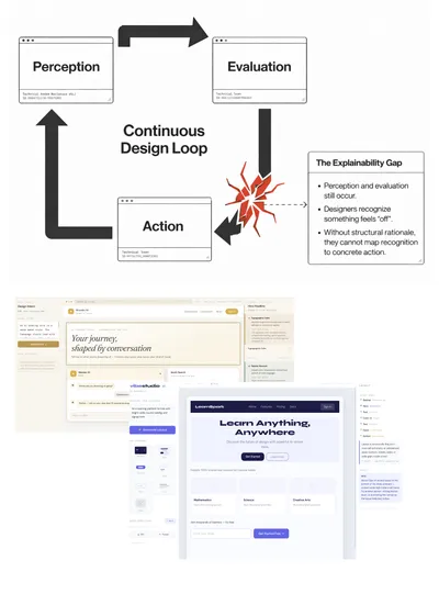 Bridging the Explainability Gap in Vibe Coding:From Black-Box Generation to Cognitive Support for Design Iteration