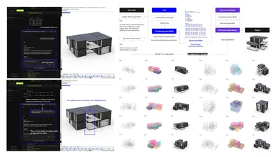 Semantic Compilation for Iterative Design : Bridging Natural Language design explorations and Construction-Aware Modeling