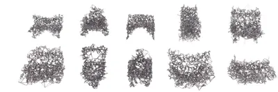 Data-driven, generated chair 
samples