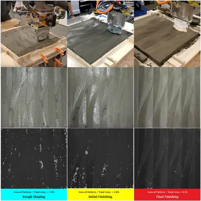 Fig. 7  Top view of final results and scanning based on computer vision