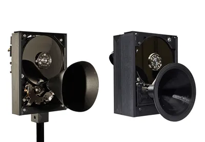 Figure 1: Side by side comparison of Waste Speaker V1 (Fall 2024) and Waste Speaker V2 (Fall 2025)