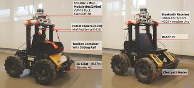 Fig. 4: Hardware design of the robot